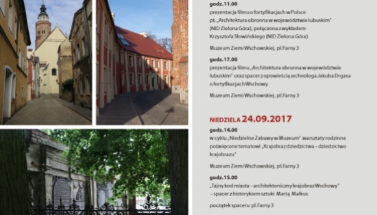 plakat na wschowskie dni dziedzictwa