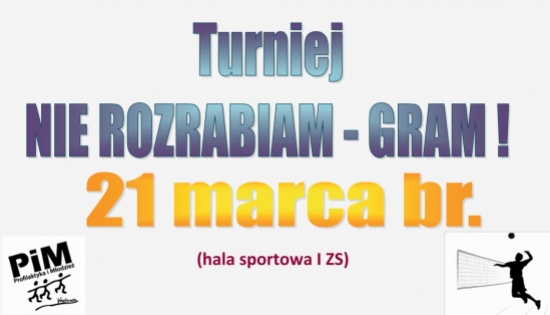 plakat informacyjny tekstowy