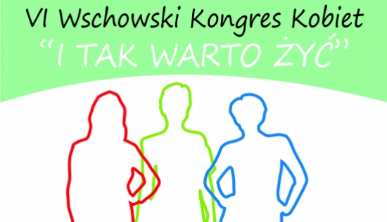 plakat na kongres. Kontury trzech kobiet