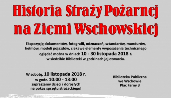 plakat ze zdjęciem strażaków