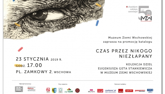 plakat informacyjny z grafiką malarza