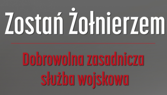 plakat-zostań żołnierzem
