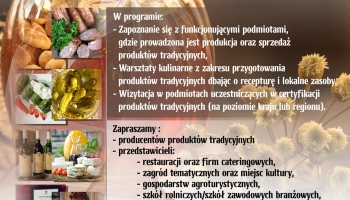 plakat z harmonogramem wizyt studyjnych