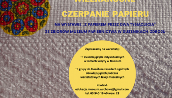 baner czerpanie papieru