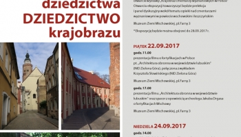 plakat na wschowskie dni dziedzictwa