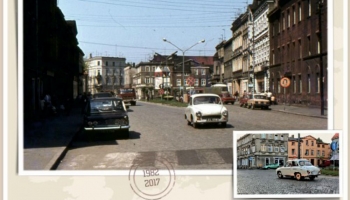 grudniowa strona z kalendarza z syrenką na pierwszym planie
