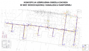 koncepcja budowy z wyznaczonym przebiegiem uzbrojenia