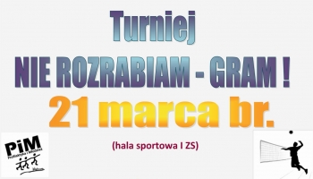 plakat informacyjny tekstowy