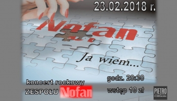 puzle z napisem nofan