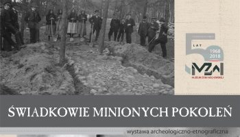plakat ze starymi zdjęciami