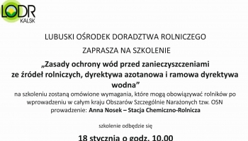 plakat tekstowy z informacjami