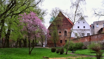 widok na kripplein christi od strony parku