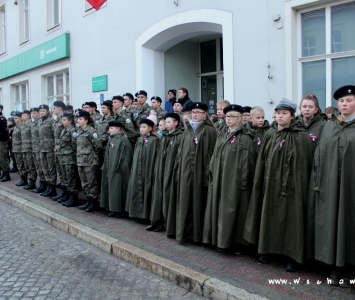 mundurowi podczas uroczystości